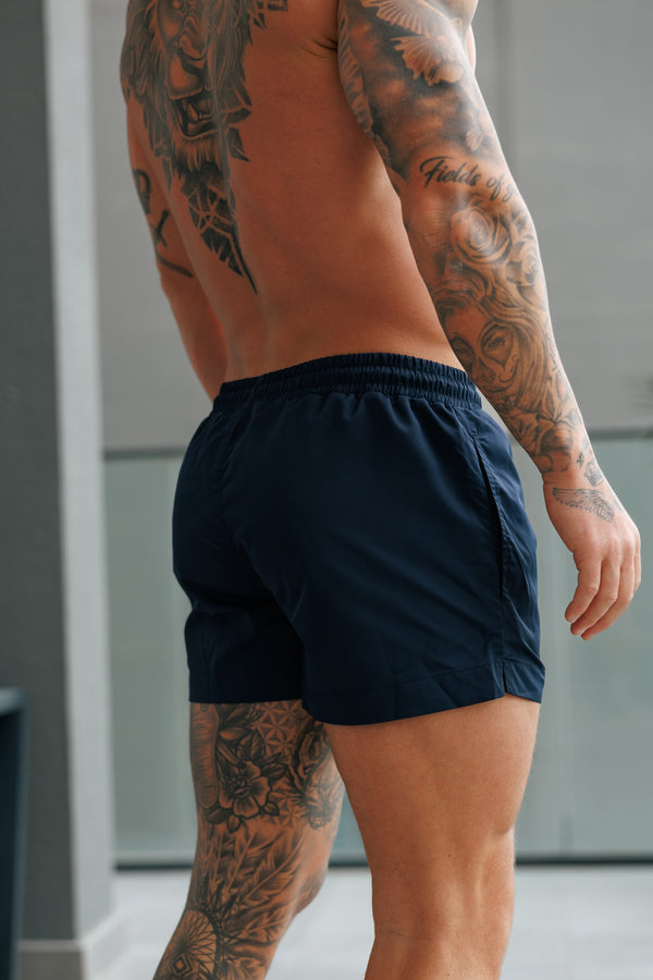Father Sons Navy / Silver Swim Shorts - FSH1322